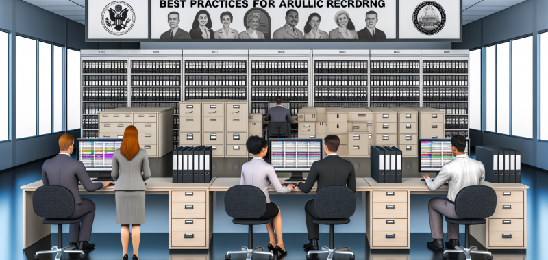 Best Practices for Archiving Public Records in Government Departments