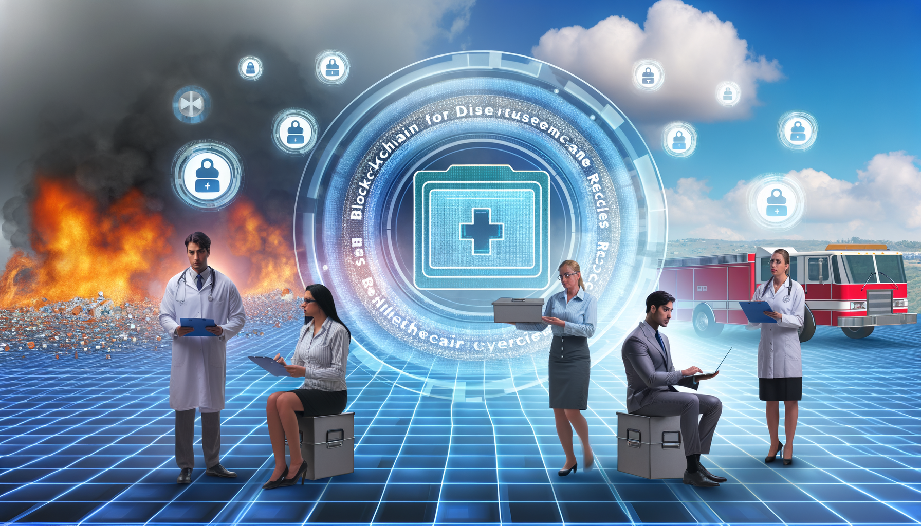 Blockchain for Disaster-Resilient Healthcare Records