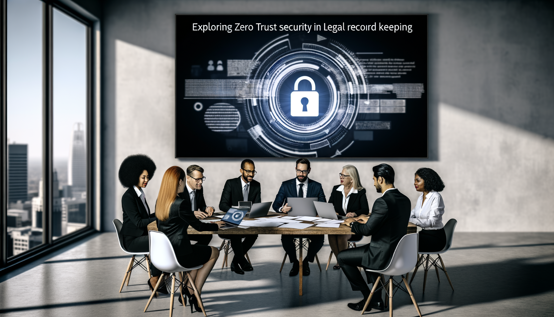 Exploring Zero Trust Security in Legal Record Keeping