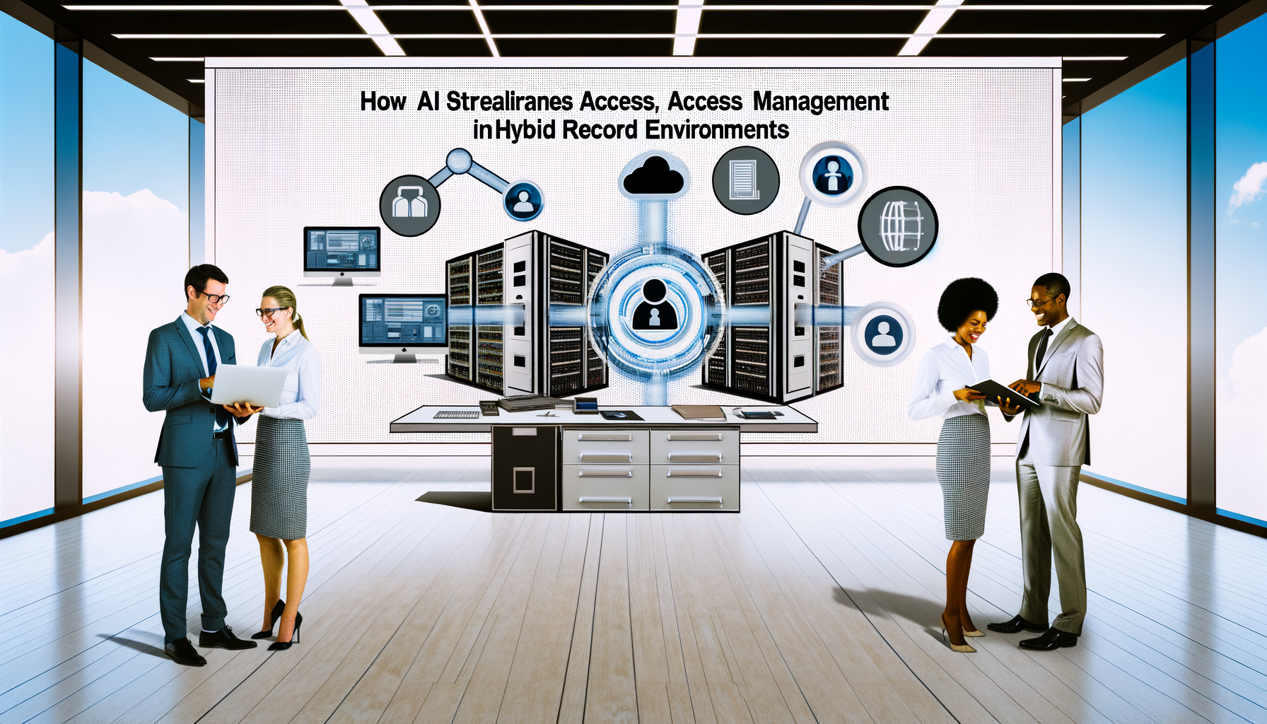 How AI Streamlines Access Management in Hybrid Record Environments