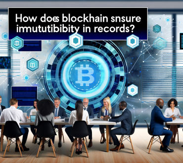 How Does Blockchain Ensure Immutability in Records?