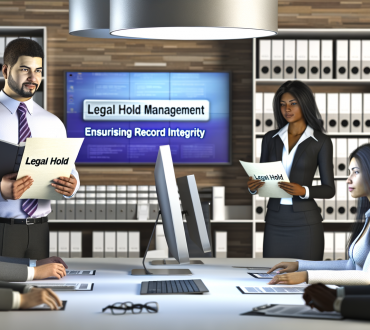 Legal Hold Management: Ensuring Record Integrity