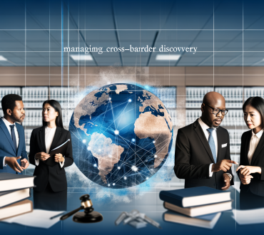 Managing Cross-Border Discovery in Legal Cases