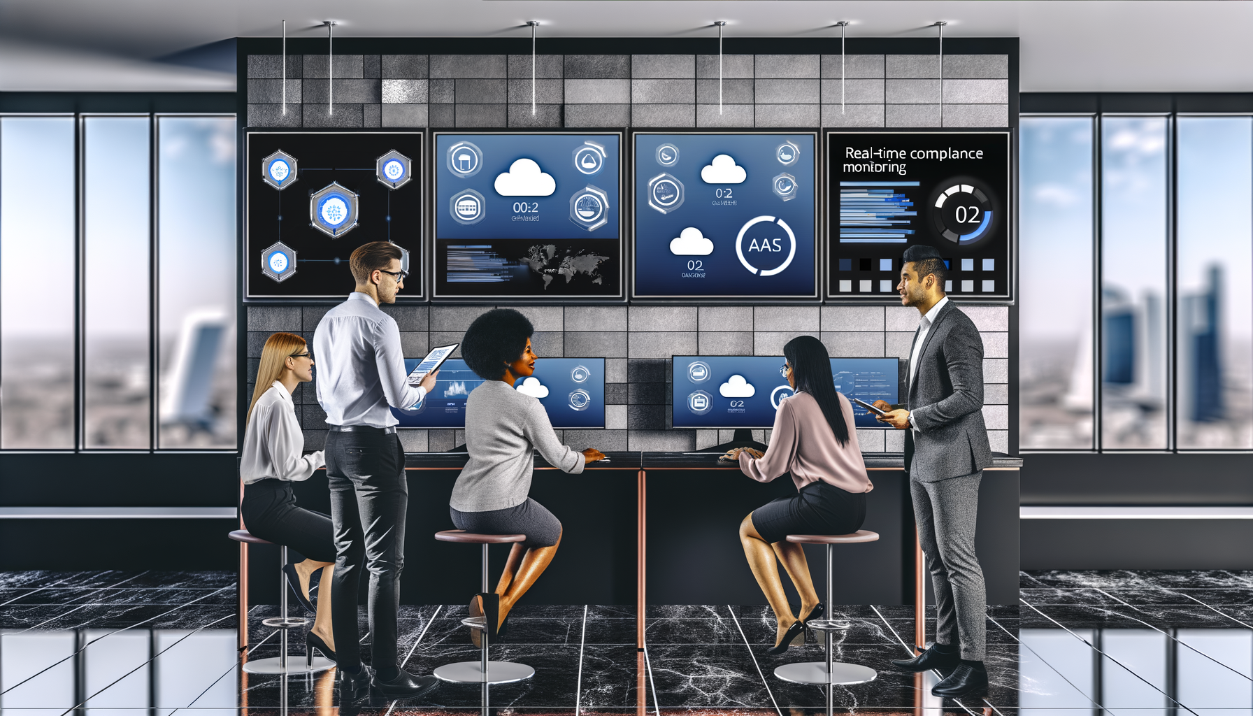 Real-Time Compliance Monitoring with SaaS