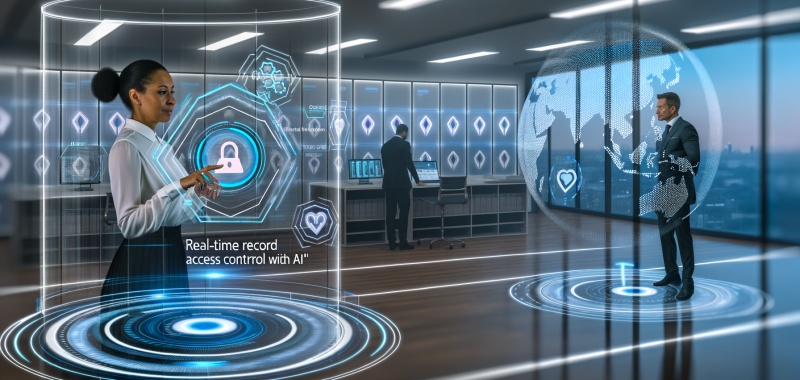 Real-Time Record Access Control with AI
