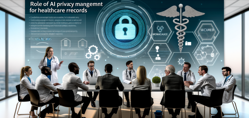 Role of AI in Privacy Management for Healthcare Records