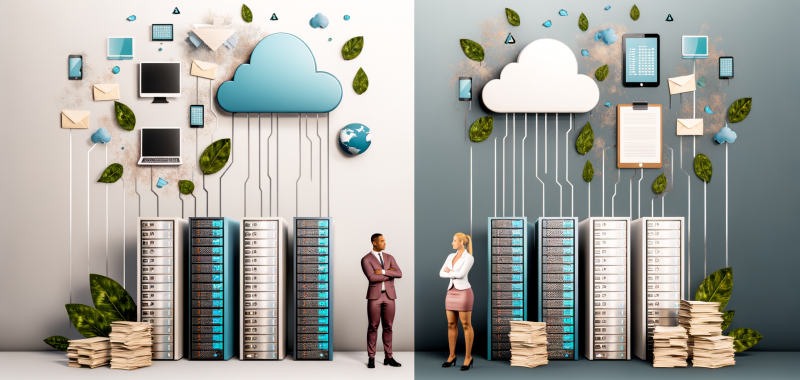 The Environmental Impact of Digital vs. Physical Records