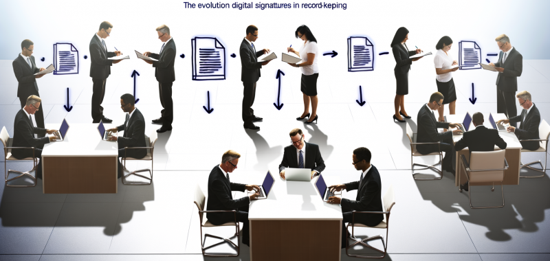 The Evolution of Digital Signatures in Record-Keeping