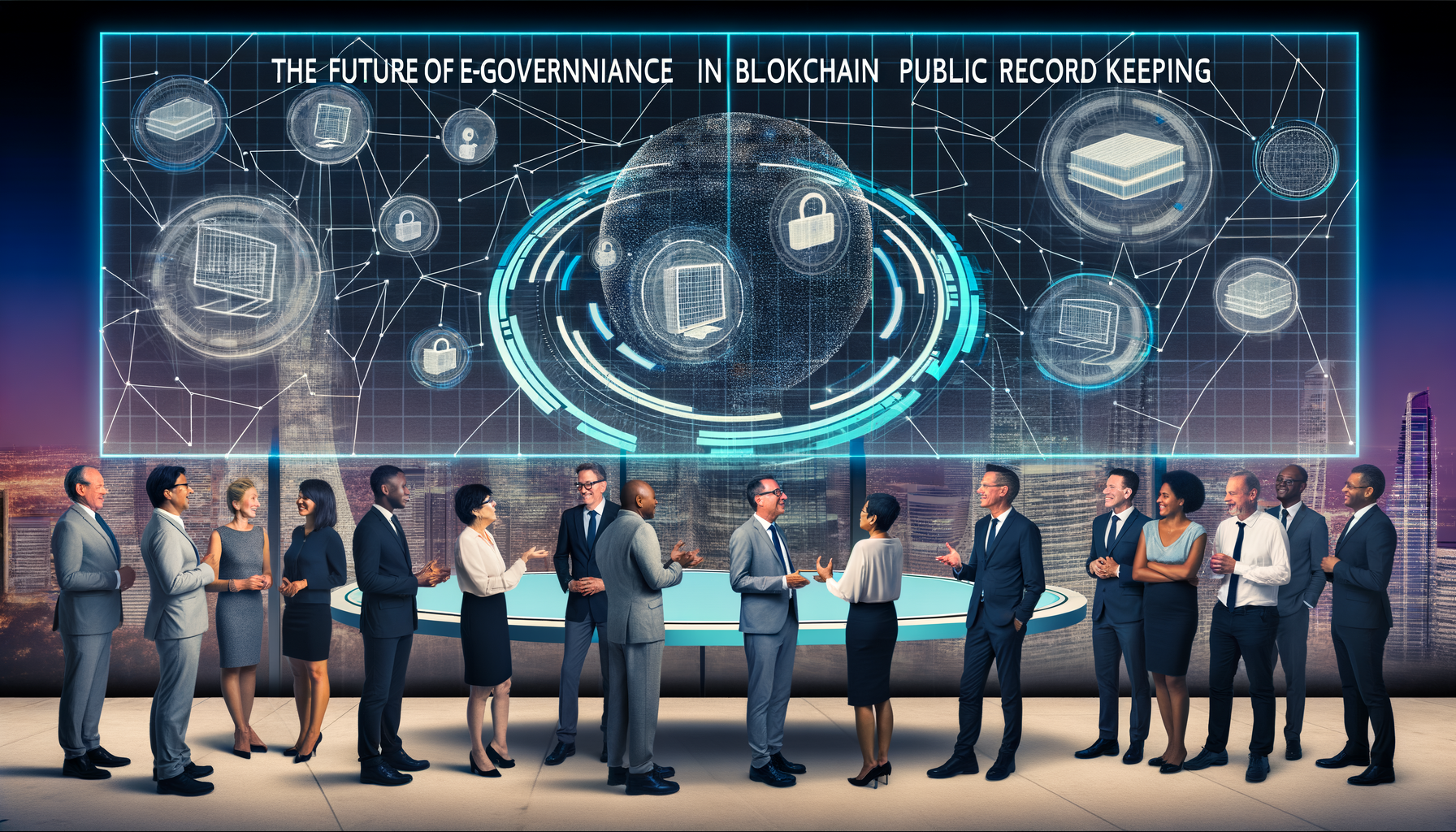 The Future of E-Governance: AI and Blockchain in Public Record Keeping