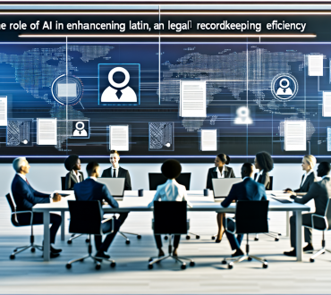 The Role of AI in Enhancing Legal Recordkeeping Efficiency