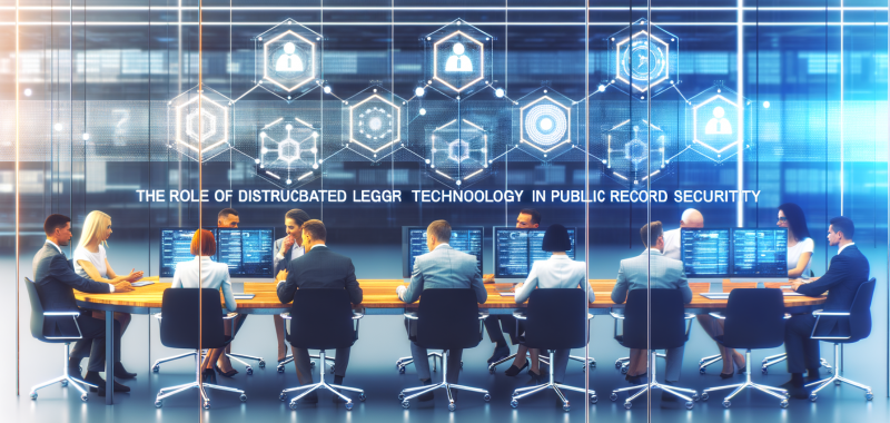 The Role of Distributed Ledger Technology in Public Record Security