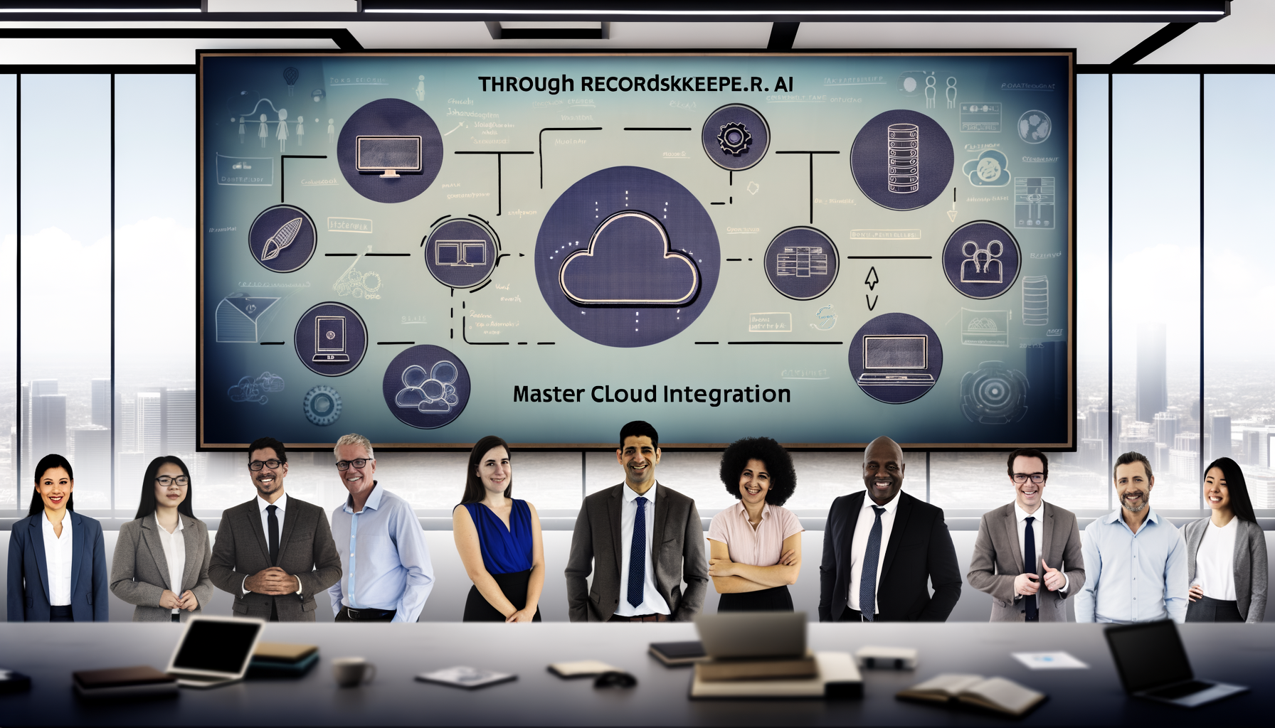 Through RecordsKeeper.AI: Master Cloud Integration