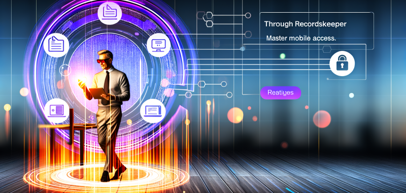Through RecordsKeeper.AI: Master Mobile Access