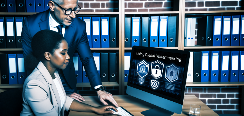 Using Digital Watermarking for Secure Record Management