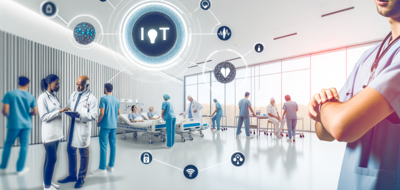 Using IoT Data for Real-Time Monitoring and Record Updates in Healthcare