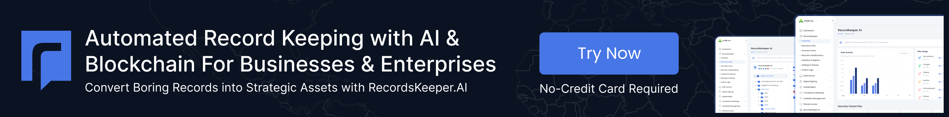 Try RecordsKeeper.AI, a Fully Automated AI-powered & Blockchain based Record Keeping Solution 