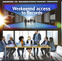 Managing Weekend Access to Records