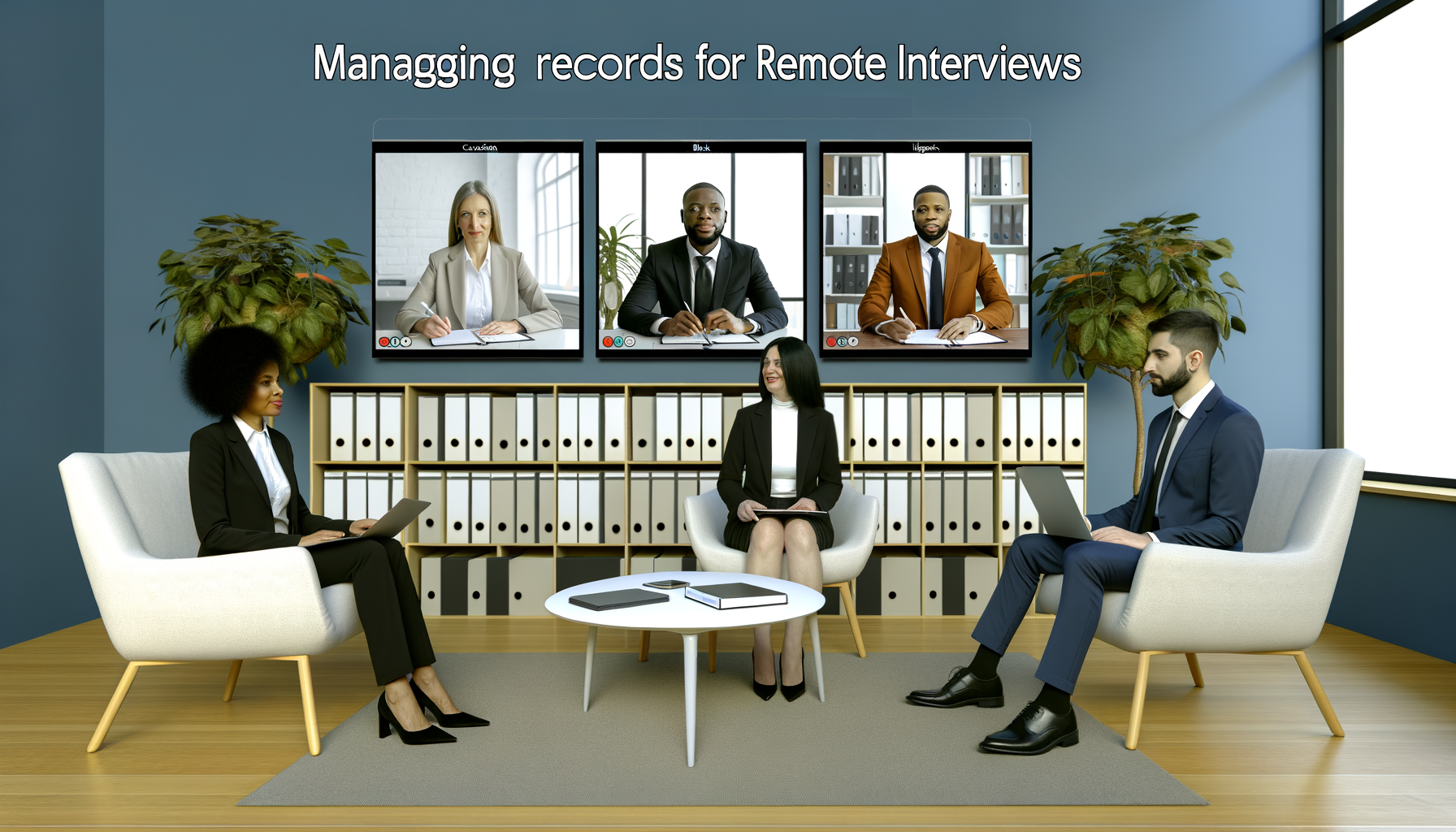 Managing Records for Remote Interviews