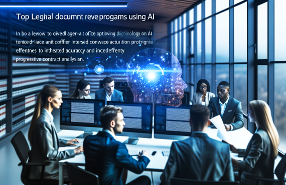 Top Legal Document Review Programs Using AI